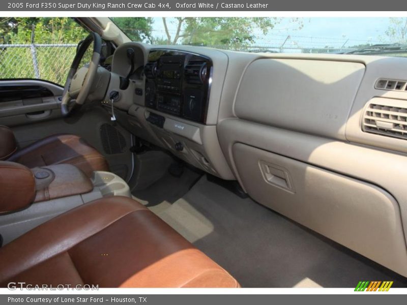 Oxford White / Castano Leather 2005 Ford F350 Super Duty King Ranch Crew Cab 4x4