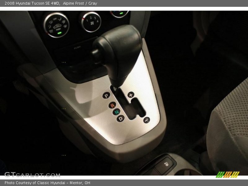 Alpine Frost / Gray 2008 Hyundai Tucson SE 4WD