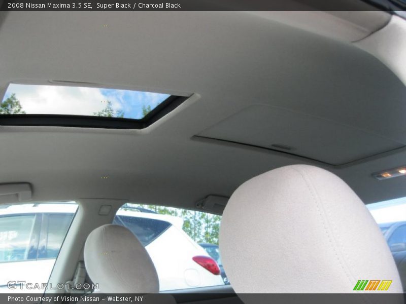 Super Black / Charcoal Black 2008 Nissan Maxima 3.5 SE