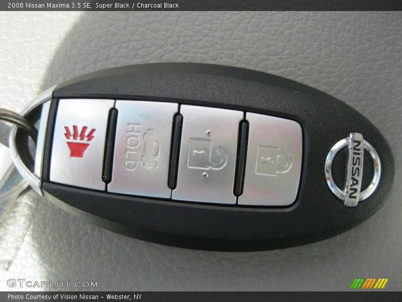 Super Black / Charcoal Black 2008 Nissan Maxima 3.5 SE