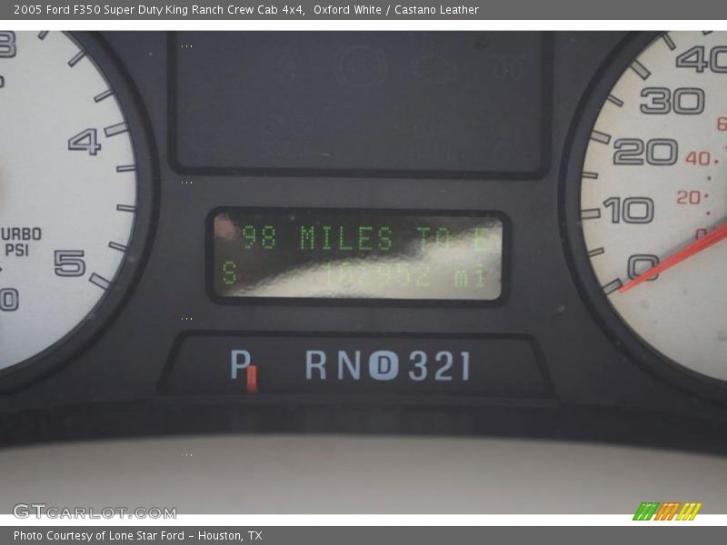 Oxford White / Castano Leather 2005 Ford F350 Super Duty King Ranch Crew Cab 4x4