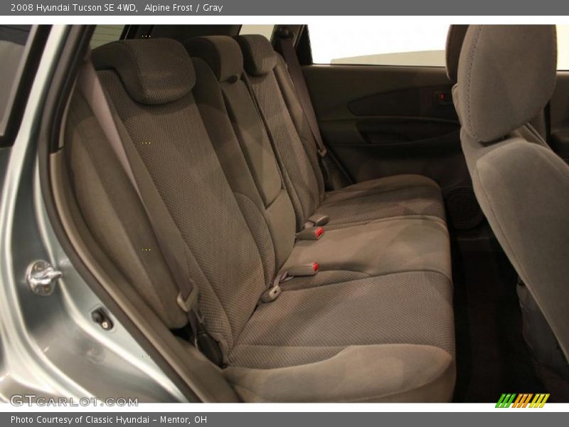 Alpine Frost / Gray 2008 Hyundai Tucson SE 4WD