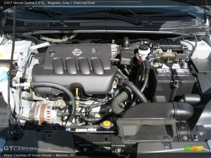 Magnetic Gray / Charcoal/Steel 2007 Nissan Sentra 2.0 SL