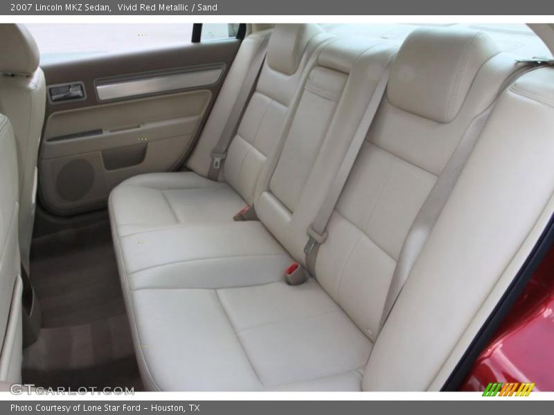 Vivid Red Metallic / Sand 2007 Lincoln MKZ Sedan