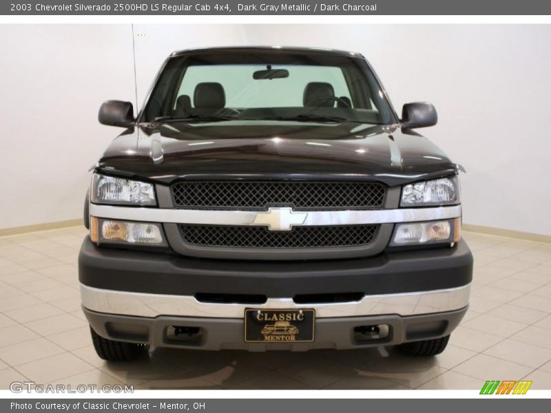 Dark Gray Metallic / Dark Charcoal 2003 Chevrolet Silverado 2500HD LS Regular Cab 4x4