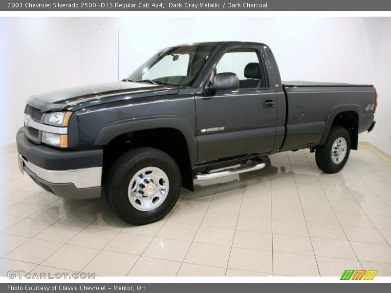 Dark Gray Metallic / Dark Charcoal 2003 Chevrolet Silverado 2500HD LS Regular Cab 4x4
