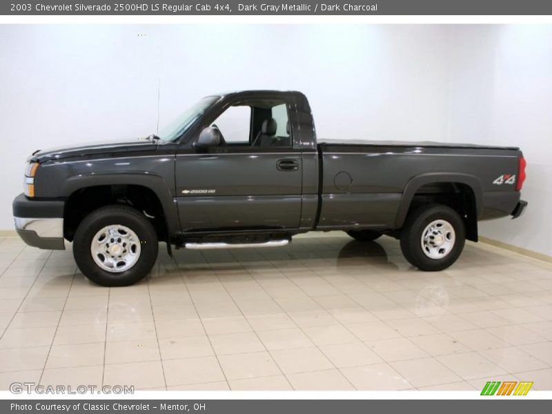 Dark Gray Metallic / Dark Charcoal 2003 Chevrolet Silverado 2500HD LS Regular Cab 4x4