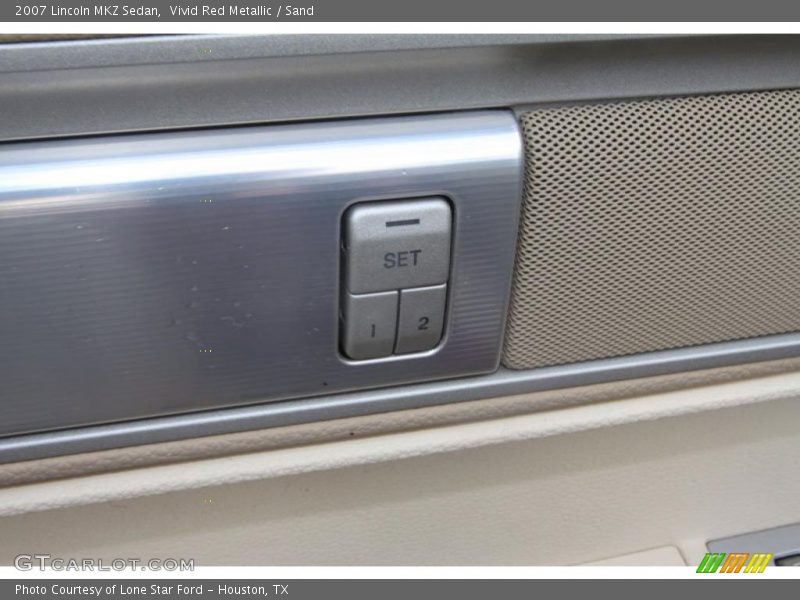 Vivid Red Metallic / Sand 2007 Lincoln MKZ Sedan