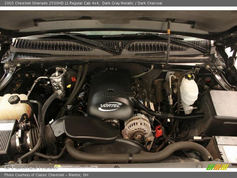 Dark Gray Metallic / Dark Charcoal 2003 Chevrolet Silverado 2500HD LS Regular Cab 4x4