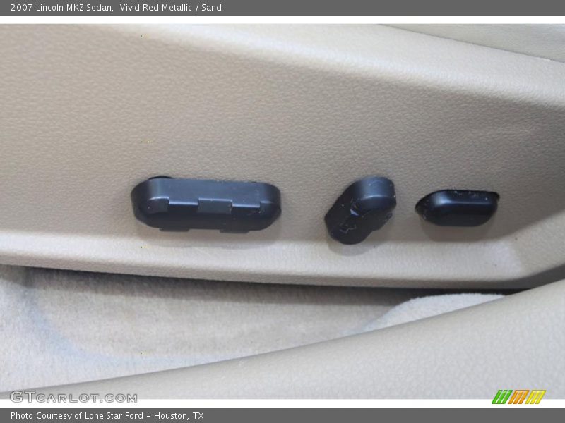 Vivid Red Metallic / Sand 2007 Lincoln MKZ Sedan