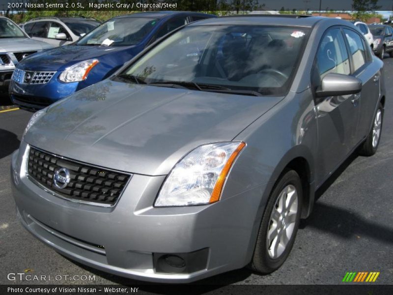 Magnetic Gray / Charcoal/Steel 2007 Nissan Sentra 2.0 SL