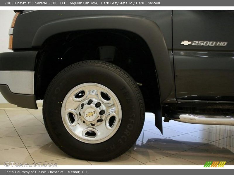 Dark Gray Metallic / Dark Charcoal 2003 Chevrolet Silverado 2500HD LS Regular Cab 4x4