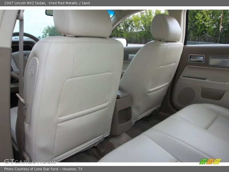 Vivid Red Metallic / Sand 2007 Lincoln MKZ Sedan