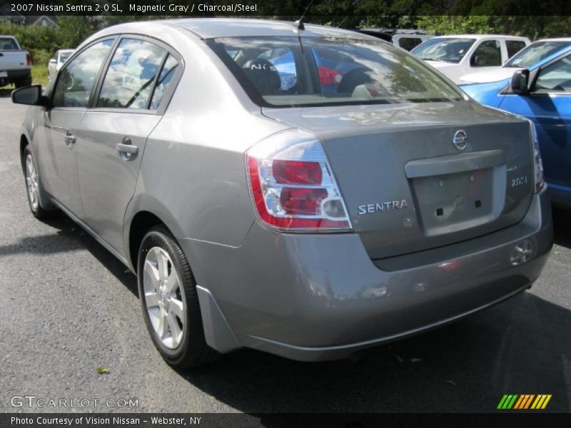 Magnetic Gray / Charcoal/Steel 2007 Nissan Sentra 2.0 SL