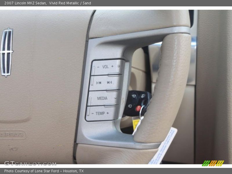 Vivid Red Metallic / Sand 2007 Lincoln MKZ Sedan