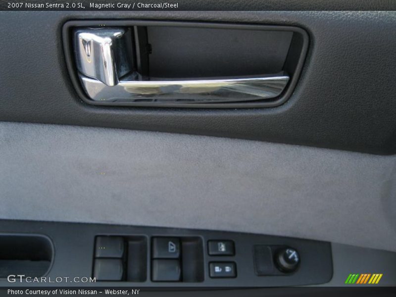 Magnetic Gray / Charcoal/Steel 2007 Nissan Sentra 2.0 SL