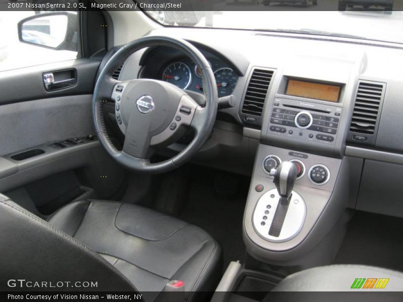 Magnetic Gray / Charcoal/Steel 2007 Nissan Sentra 2.0 SL