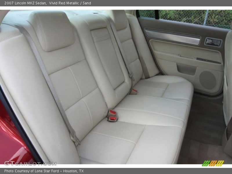 Vivid Red Metallic / Sand 2007 Lincoln MKZ Sedan