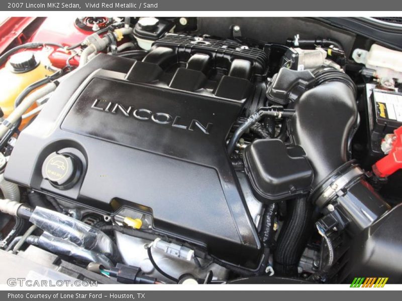 Vivid Red Metallic / Sand 2007 Lincoln MKZ Sedan