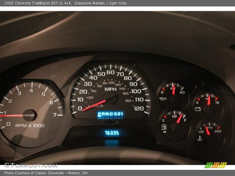 Graystone Metallic / Light Gray 2005 Chevrolet TrailBlazer EXT LS 4x4