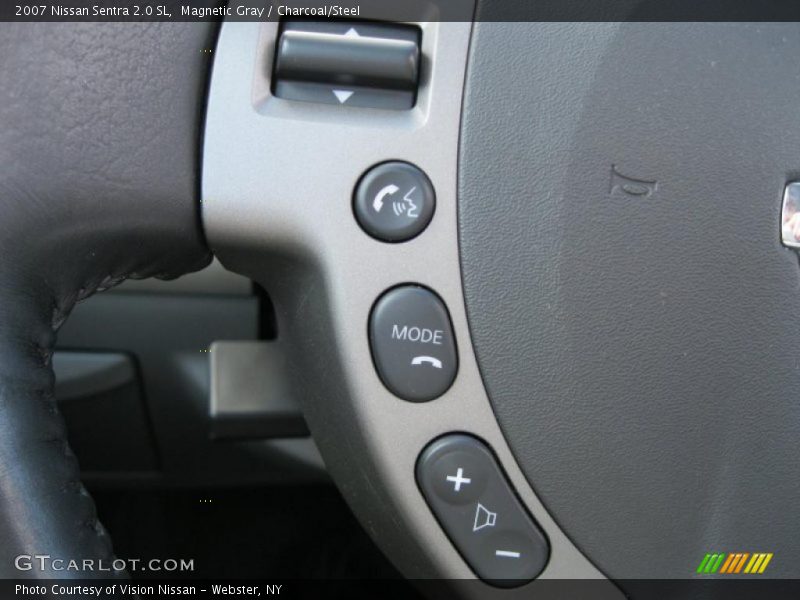 Magnetic Gray / Charcoal/Steel 2007 Nissan Sentra 2.0 SL