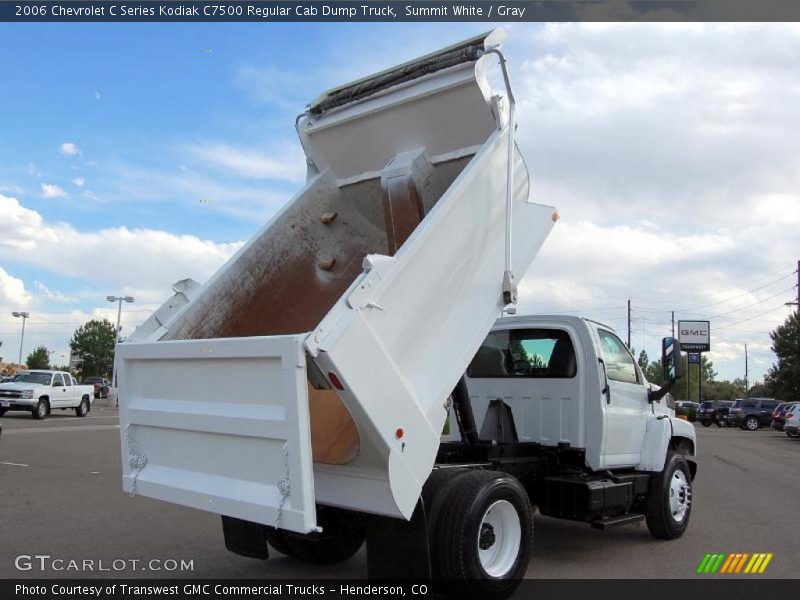 Summit White / Gray 2006 Chevrolet C Series Kodiak C7500 Regular Cab Dump Truck