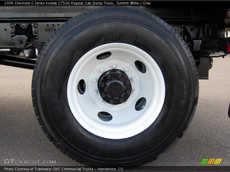 Summit White / Gray 2006 Chevrolet C Series Kodiak C7500 Regular Cab Dump Truck