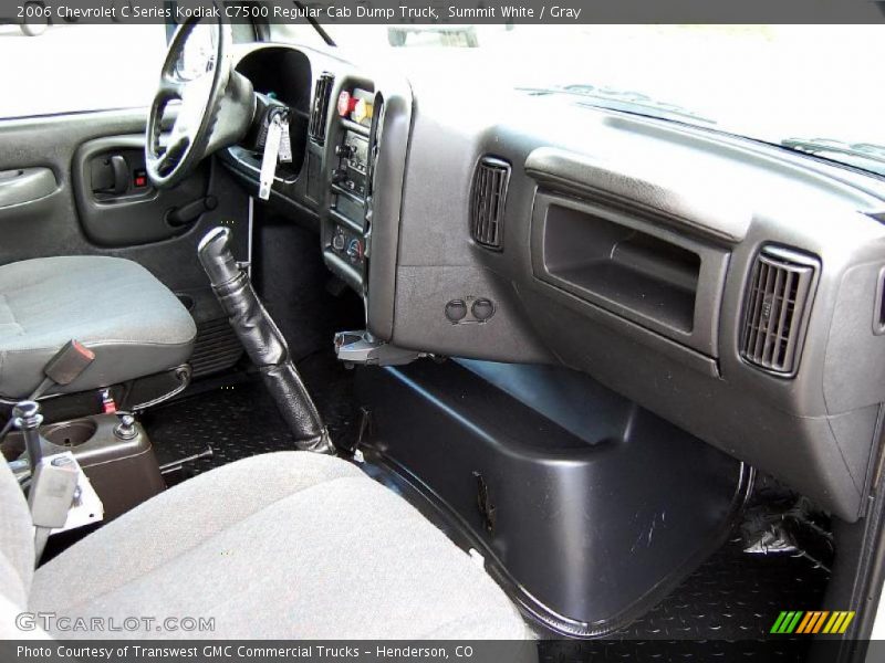 Summit White / Gray 2006 Chevrolet C Series Kodiak C7500 Regular Cab Dump Truck
