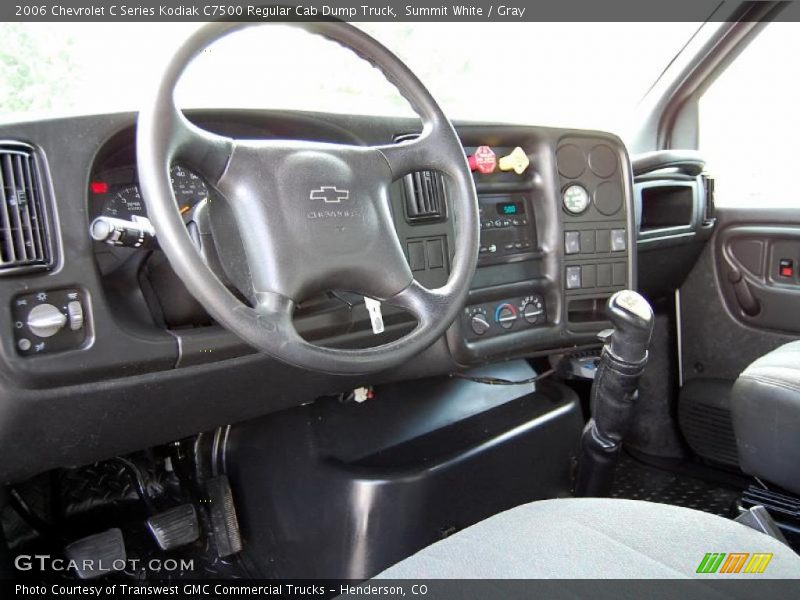 Summit White / Gray 2006 Chevrolet C Series Kodiak C7500 Regular Cab Dump Truck