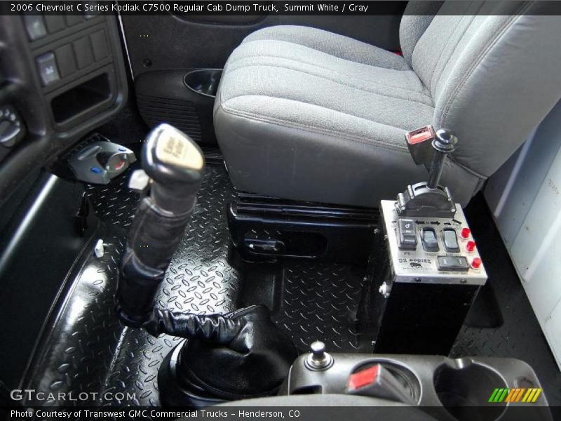 Summit White / Gray 2006 Chevrolet C Series Kodiak C7500 Regular Cab Dump Truck