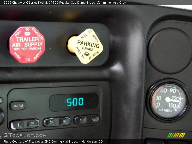 Summit White / Gray 2006 Chevrolet C Series Kodiak C7500 Regular Cab Dump Truck