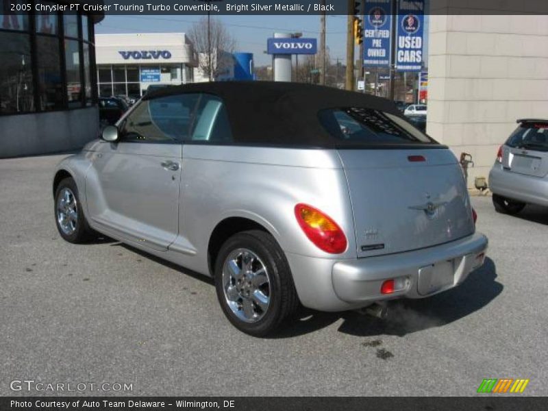 Bright Silver Metallic / Black 2005 Chrysler PT Cruiser Touring Turbo Convertible