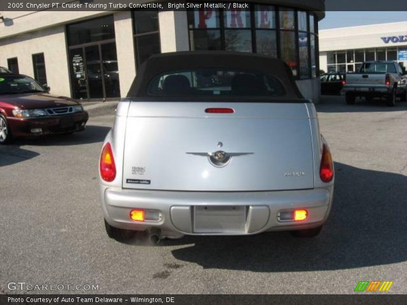 Bright Silver Metallic / Black 2005 Chrysler PT Cruiser Touring Turbo Convertible