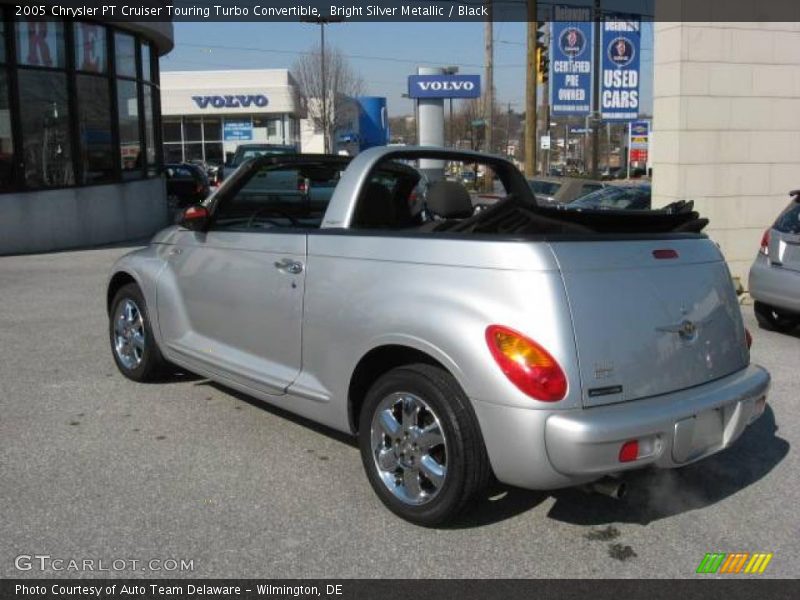 Bright Silver Metallic / Black 2005 Chrysler PT Cruiser Touring Turbo Convertible