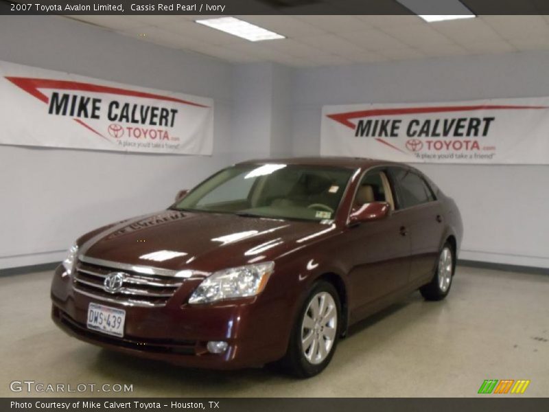 Cassis Red Pearl / Ivory 2007 Toyota Avalon Limited