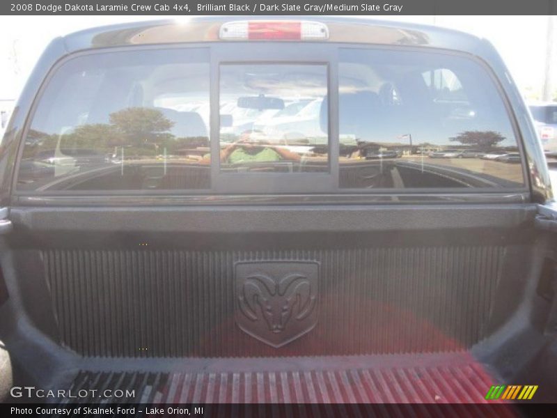 Brilliant Black / Dark Slate Gray/Medium Slate Gray 2008 Dodge Dakota Laramie Crew Cab 4x4