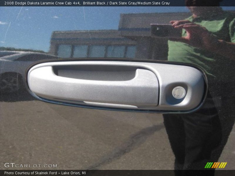 Brilliant Black / Dark Slate Gray/Medium Slate Gray 2008 Dodge Dakota Laramie Crew Cab 4x4