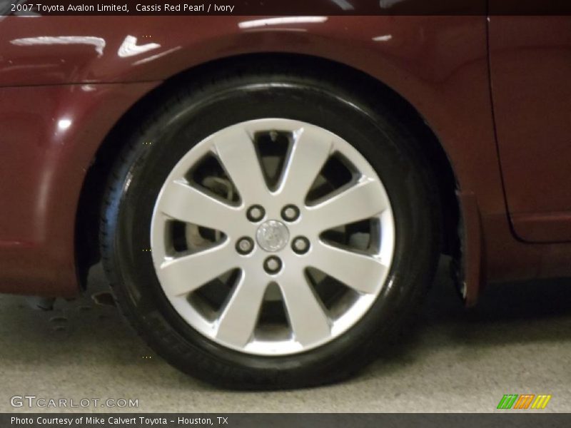 Cassis Red Pearl / Ivory 2007 Toyota Avalon Limited