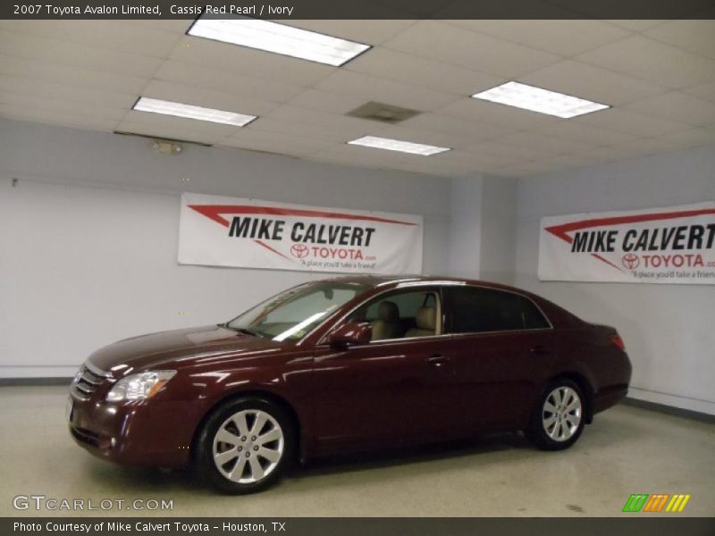 Cassis Red Pearl / Ivory 2007 Toyota Avalon Limited