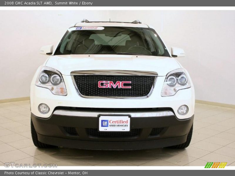 Summit White / Ebony 2008 GMC Acadia SLT AWD