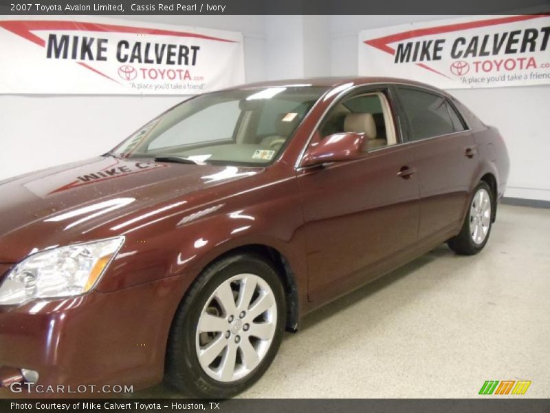Cassis Red Pearl / Ivory 2007 Toyota Avalon Limited