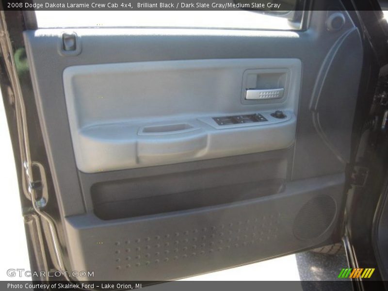 Brilliant Black / Dark Slate Gray/Medium Slate Gray 2008 Dodge Dakota Laramie Crew Cab 4x4