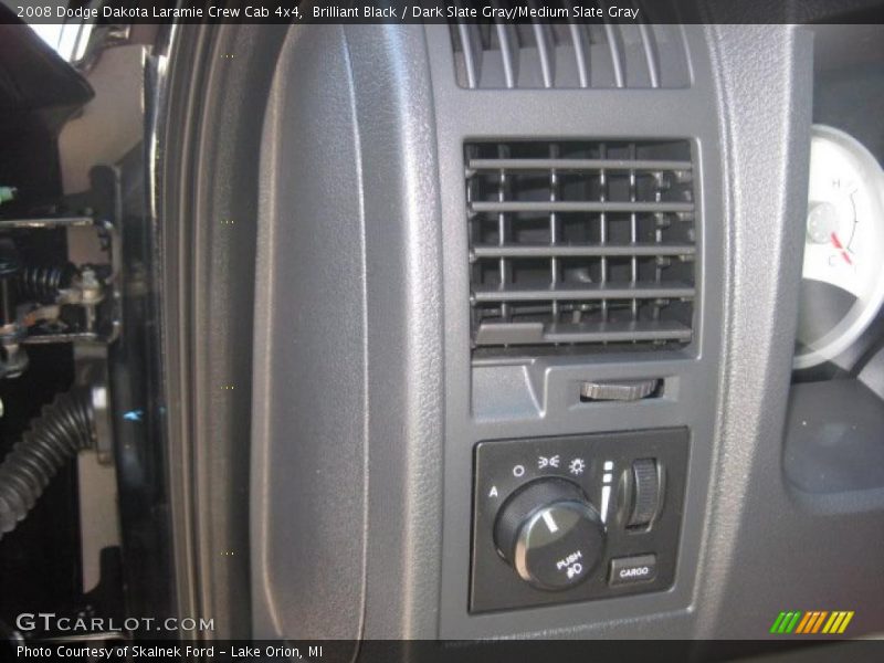 Brilliant Black / Dark Slate Gray/Medium Slate Gray 2008 Dodge Dakota Laramie Crew Cab 4x4