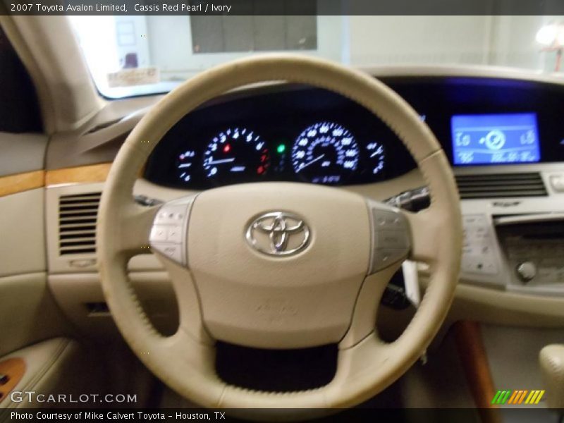 Cassis Red Pearl / Ivory 2007 Toyota Avalon Limited