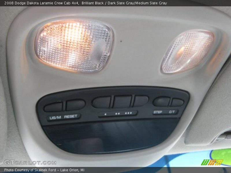 Brilliant Black / Dark Slate Gray/Medium Slate Gray 2008 Dodge Dakota Laramie Crew Cab 4x4