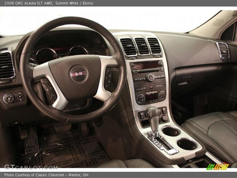 Summit White / Ebony 2008 GMC Acadia SLT AWD