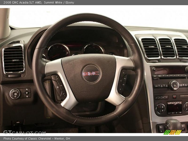 Summit White / Ebony 2008 GMC Acadia SLT AWD