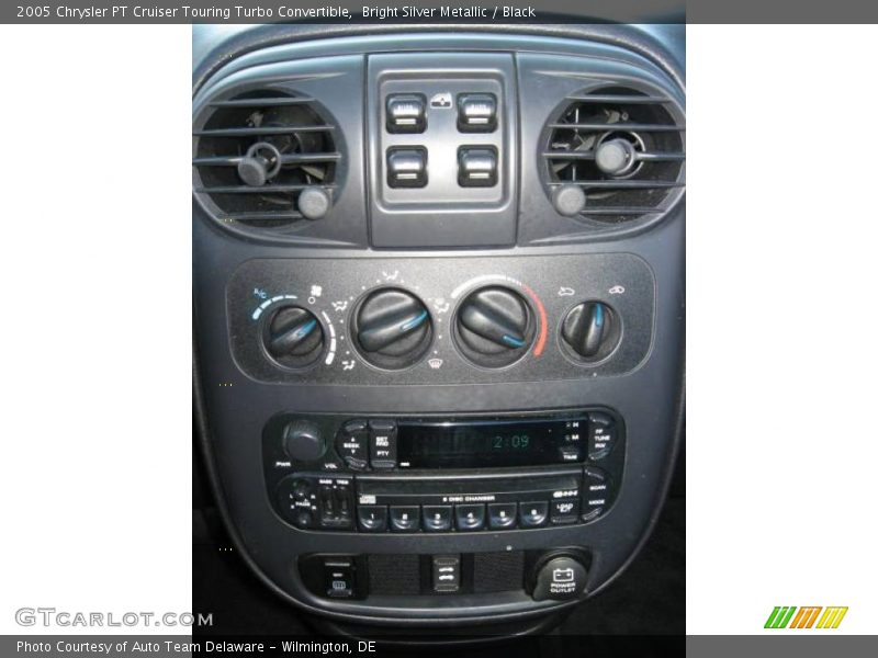 Bright Silver Metallic / Black 2005 Chrysler PT Cruiser Touring Turbo Convertible