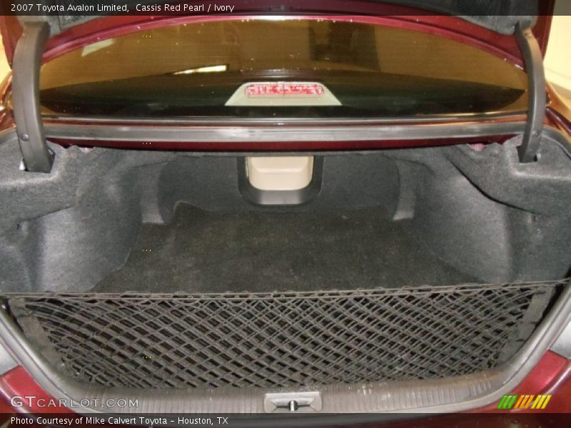 Cassis Red Pearl / Ivory 2007 Toyota Avalon Limited