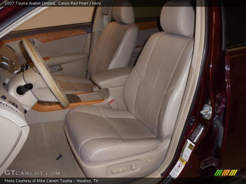 Cassis Red Pearl / Ivory 2007 Toyota Avalon Limited